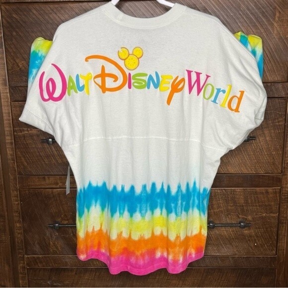 Disney Spirit Jersey Size Medium Tye Dye Summer Citrus - Picture 3 of 8